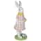 12" Girl Bunny with Easter Basket Outdoor Garden Statue